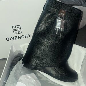 Givenchy ankle shark lock boots
